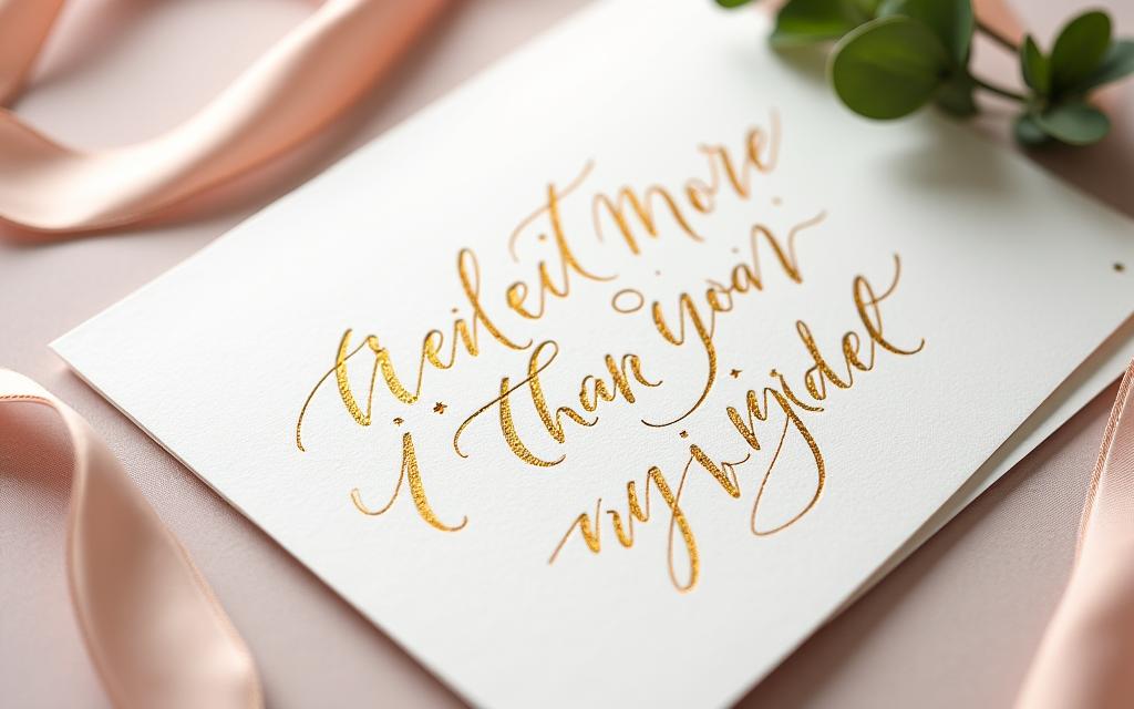 Invitaciones de boda con caligrafía de lujo